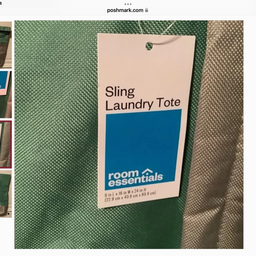 Sling laundry tote from room essentials, new with tags - Picture 4 of 4